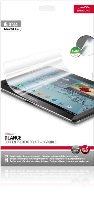 Speedlink Glance Screen Protector Kit Schutzfolie für Samsung Galaxy Tab 2 10.1