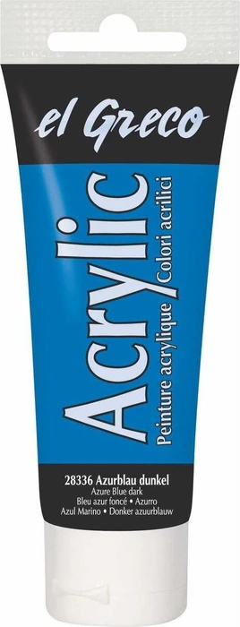 Kreul el Greco Acrylic Ink Acrylfarbe, azurblau dunkel, 75ml