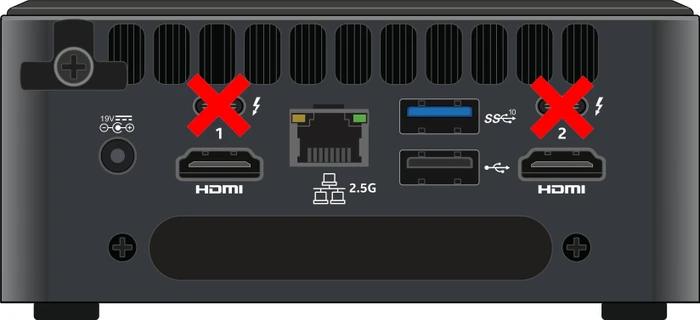 ASUS NUC 11 Pro Kit - Tall 'Lite' - Tiger Canyon - NUC11TNHi70Z / BNUC11TNHI70Z02, EU-Netzkabel