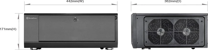 SilverStone Grandia GD10B, schwarz