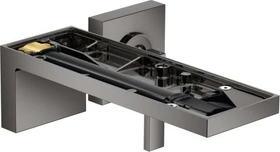 Hansgrohe Axor MyEdition Waschbeckenarmatur für Wandmontage ohne Platte polished black chrome