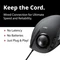 Elecom DEFT M-DT2URBK Trackball schwarz, Rechtshänder, USB-A Vorschaubild