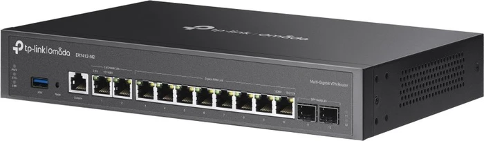TP-Link Omada ER7412-M2 Rackmount Gigabit Router, 10x RJ-45, 2x SFP