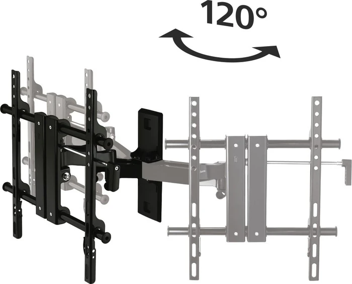 Hama TV-Wandhalterung Fullmotion 5 Sterne XL schwarz