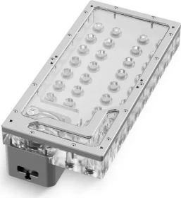 EK Water Blocks Quantum Line EK-QuantumX Loophole Distro Plate 280 D5 PWM, Acryl, silber, mit Pumpe