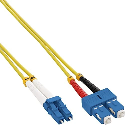 INLINE LWL Duplex Kabel LC/SC 9/125üm, OS2, 5m Image