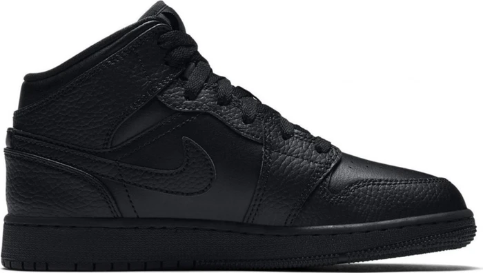 Nike Air Jordan 1 Mid schwarz (Junior)
