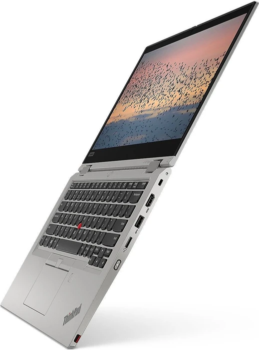 Lenovo ThinkPad L13 Yoga G2 (Intel), silber, Core i5-1135G7, 8GB RAM, 256GB SSD, DE