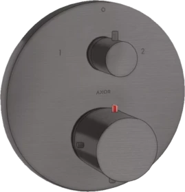 Hansgrohe Axor Starck Thermostat Unterputz mit Ab- und Umstellventil brushed black chrome