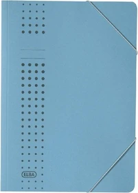 Elba Chic Sammelmappe mit Eckspanner, A4, blau