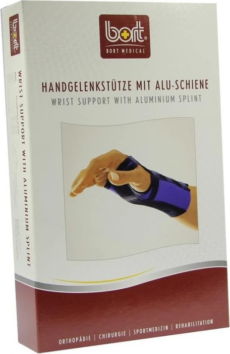 Bort Medical Handgelenkstütze mit Alu-Schiene links Größe M beige, 1 Stück