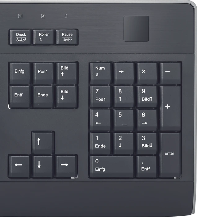 Fujitsu KB951 PalmM2 schwarz, USB, DE