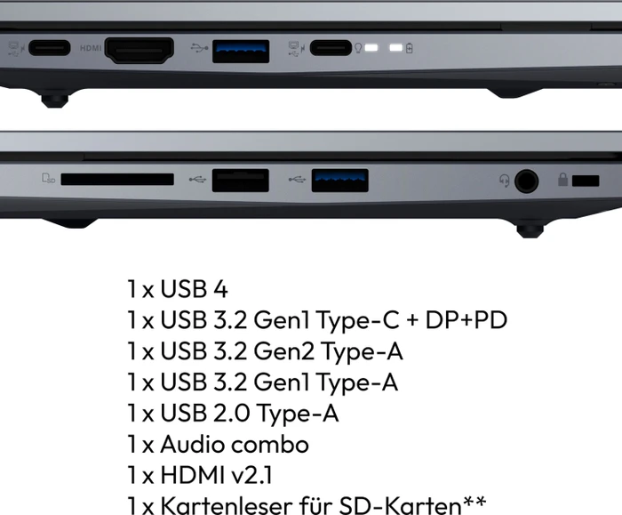Medion E17433, Core i7-13620H, 16GB RAM, 1TB SSD, DE