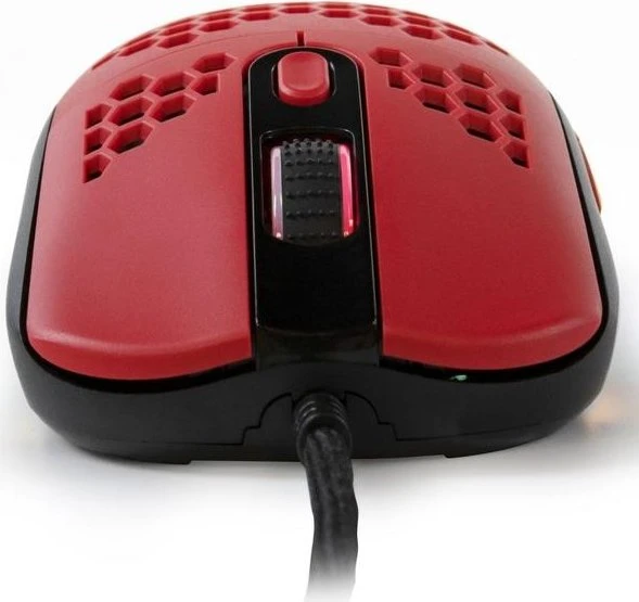 Arozzi Favo Gaming Maus schwarz/rot, USB