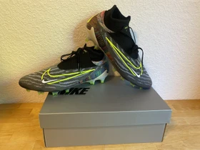 Nike Gripknit Phantom GX Elite Dynamic Fit FG black/white/blue glow/volt (Herren)