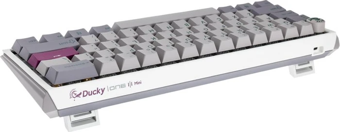 Ducky One 3 Mini, Mist Grey, PBT, LEDs RGB, MX RGB ERGO CLEAR, USB, US