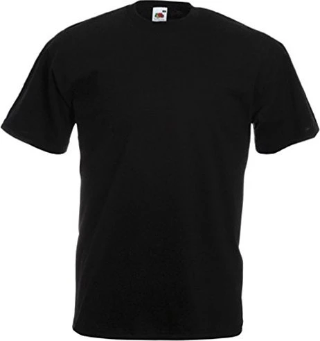 Fruit Of The Loom Valueweight T-Shirt kurzarm schwarz