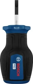 Bosch Professional PRO Stubby Schlitz Schraubendreher, 3.5x25mm