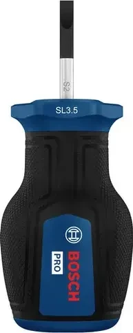 Bosch Professional PRO Stubby Schlitz Schraubendreher