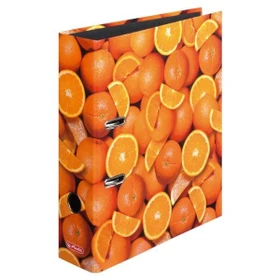 Herlitz maX.file Ordner 2-Ring mit Motiv, 80mm, A4, Orangen