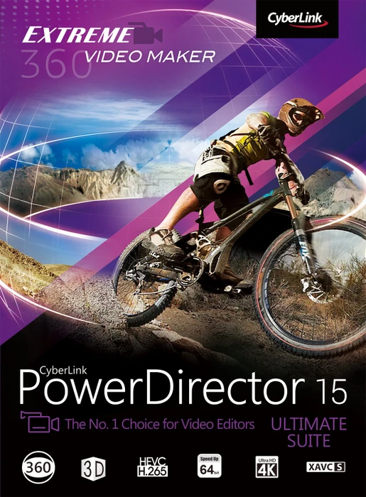 CyberLink Power Director 15 Ultimate Suite, ESD (deutsch) (PC)