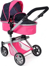 Bayer Chic 2000 Mika Kombipuppenwagen Konfetti pink