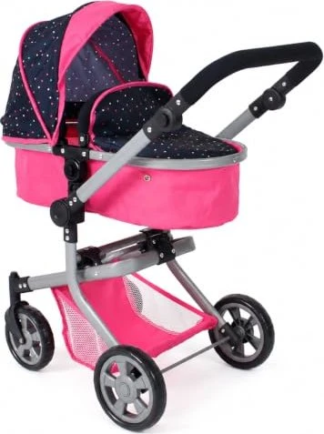 Bayer Chic 2000 Mika Kombipuppenwagen Konfetti pink