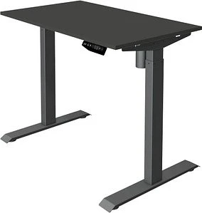 Kerkmann Move 1 elektrisch höhenverstellbarer Sitz-Steh-Schreibtisch 100x60cm anthrazit/anthrazit