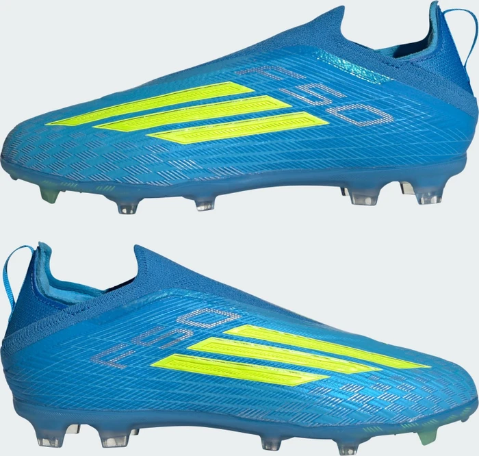 adidas F50 Elite Laceless FG lucid ray blue/team solar yellow 2/lucid aquamarine (Junior)