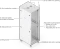 Ubiquiti 42U Rack Cabinet, 19" Rackschrank 42HE, mit Rollen, Gitternetztür, weiß, 800mm tief Vorschaubild