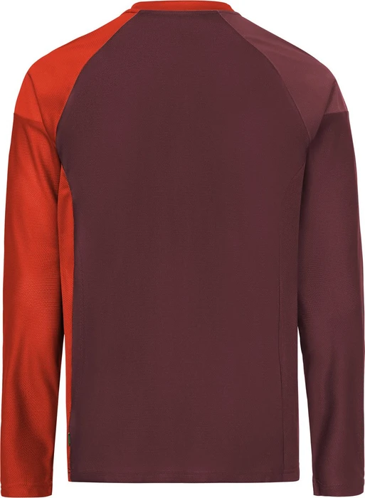 Vaude Moab VI Trikot langarm glowing red/black (Herren)