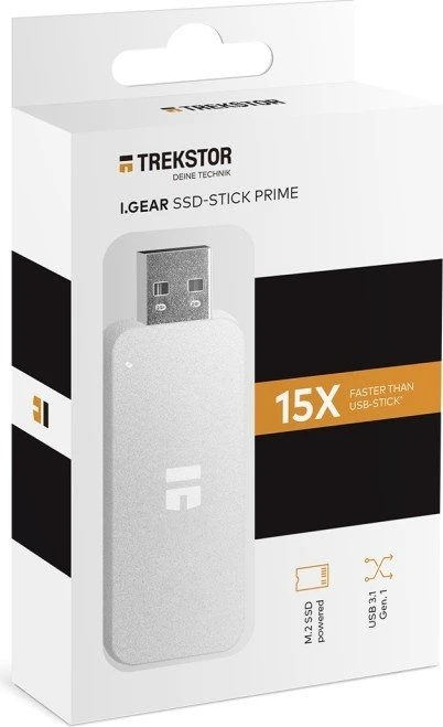 TrekStor i.Gear SSD-Stick Prime 256GB grau, USB-A, USB 3.2 Gen 1×1