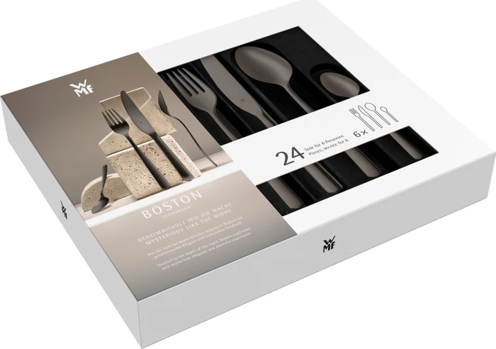 WMF Boston Besteck-Set dark passion, 24-tlg.