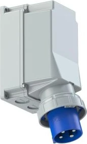 PCE CEE-Wandgerätestecker 125A 4p 9h IP67 POWER TWIST