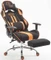 CLP Racing Limit Stoff Gamingstuhl mit Fußstütze, schwarz/orange Vorschaubild