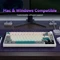 Gamakay TK75 SOCD Silent Mechanical Keyboard, Phoenix V2 linear, USB/Bluetooth, DE Vorschaubild