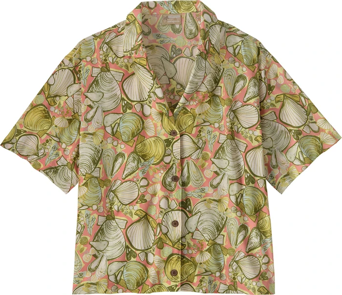 Patagonia Tidal Threads Camp Hemd kurzarm shelly shelly: mellow melon (Damen)