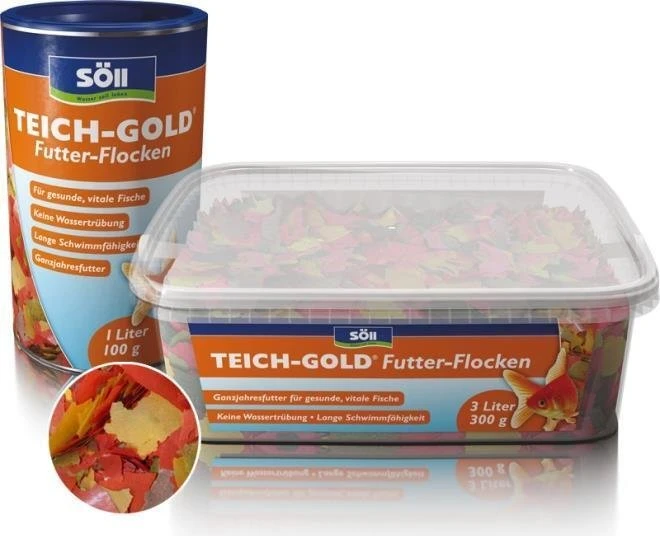 Söll TeichGold Flocken, 125g, 1l