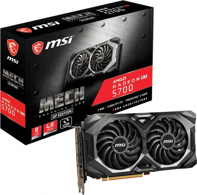 MSI Radeon RX 5700 Mech GP, 8GB GDDR6, HDMI, 3x DP