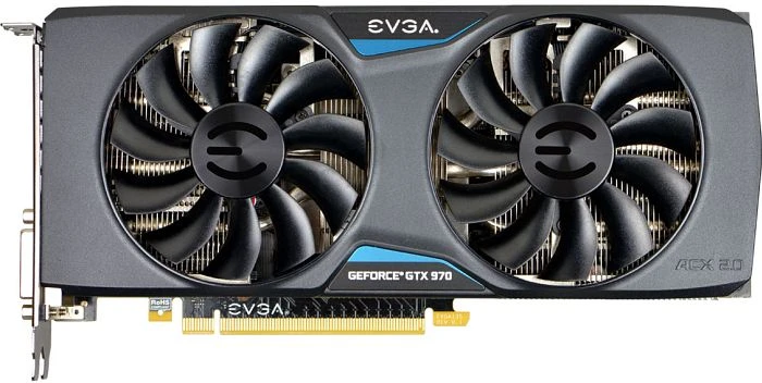 EVGA GeForce GTX 970 FTW ACX 2.0, 4GB GDDR5, 2x DVI, HDMI, DP