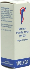 Weleda Arnica Planta Tota Rh D3 Augentropfen, 10ml