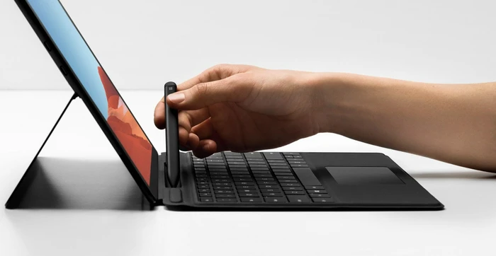 Microsoft Surface Pro X Signature Keyboard Slim Pen Bundle, Eisblau, ND, Business