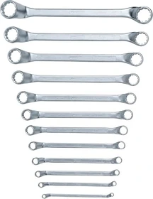 KS Tools Doppelringschlüssel Schraubenschlüsselsatz, 12-tlg.