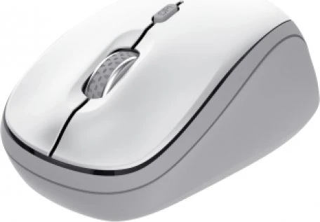 Trust Yvi+ Silent Wireless Compact Mouse weiß, Clevergreen, USB