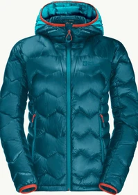 Jack Wolfskin Alpspitze Down Hoody Funktionsjacke blue coral (Damen)