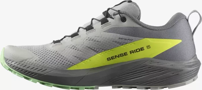 Salomon Sense Ride 5 alloy/quiet shade/safety yellow (Herren)