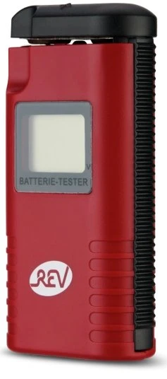REV Ritter LCD Batterietester rot