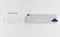 Akko 3068B Plus, Blue on White, LEDs RGB, CS Jelly PINK, USB/Bluetooth, DE Vorschaubild