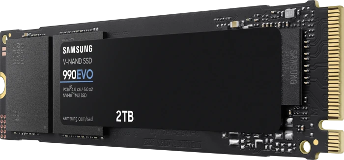 Samsung SSD 990 EVO 2TB, M.2 2280 / M-Key / PCIe 4.0 x4