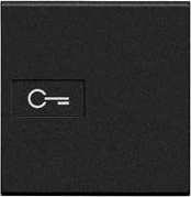 Bticino LivingLight Axial-Wippe Schlüssel 2-modulig, anthrazit